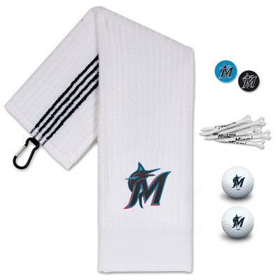 WinCraft Miami Marlins Golfing Gift Set