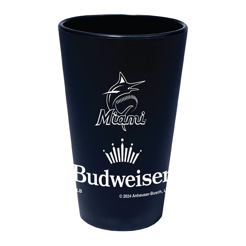 V110681 Verre à pinte en silicone Marlns 16oz - MLB x Budweiser CUPGLA 1704524 #8