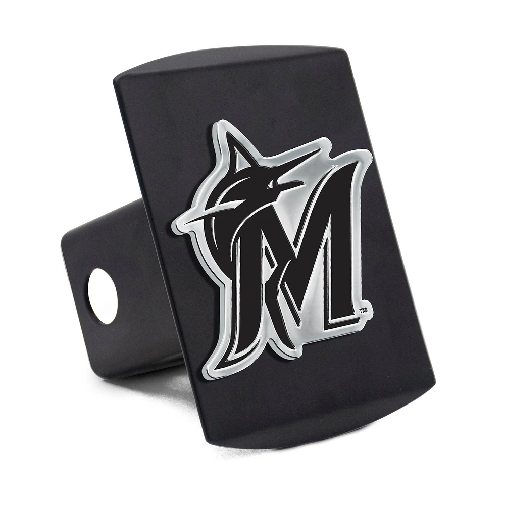 WinCraft Miami Marlins Premium Metal Chrome Logo Hitch Cover