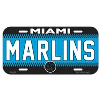 Miami Marlins WinCraft Team Logo Plastic License Plate