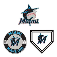 Ensemble de trois broches de collection WinCraft Miami Marlins