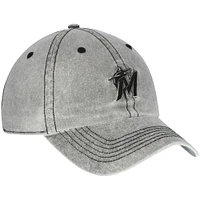 Women's '47 Gray Miami Marlins Mist Clean Up Adjustable Hat