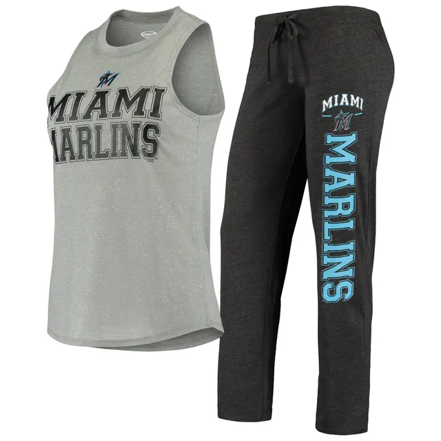 New York Yankees Concepts Sport Women's Satellite Muscle Tank Top & Pants  Sleep Set - Navy/Heathered Gray