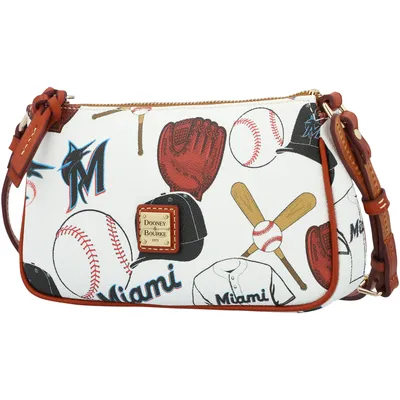 Miami Marlins Dooney & Bourke Women's Gameday Lexi Crossbody with Small Coin Case