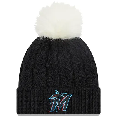 Lids Miami Dolphins '47 Women's Bauble Cuffed Knit Hat with Pom - Aqua