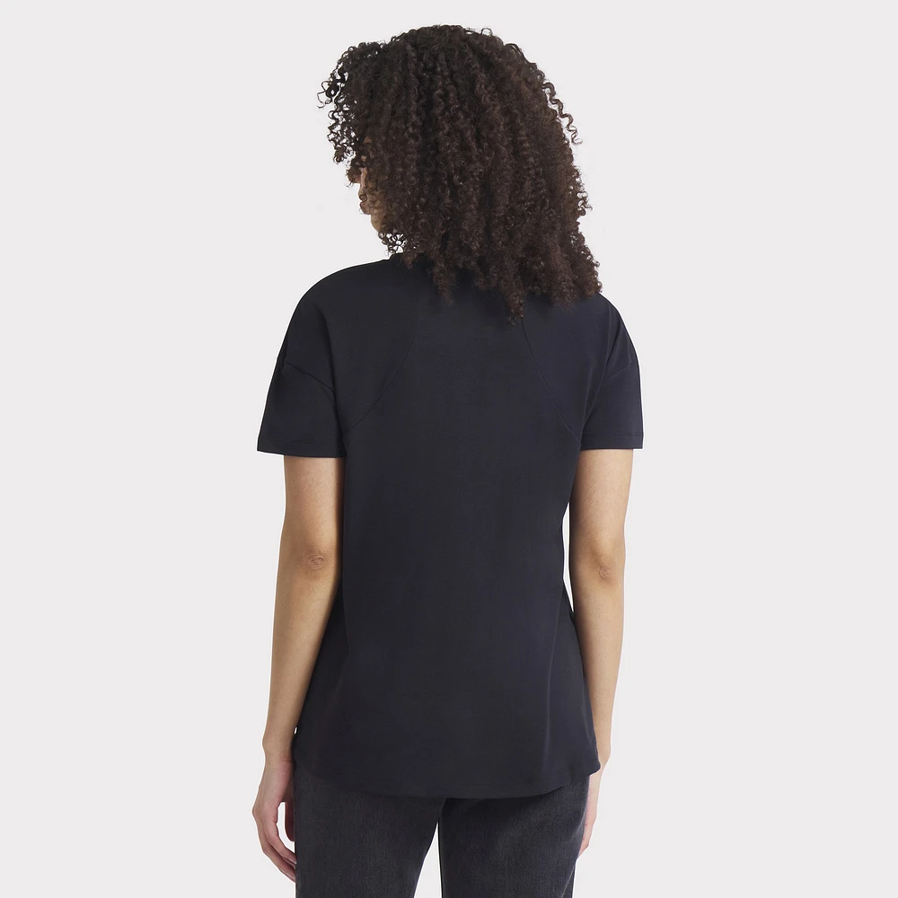 T-shirt Nike noir Miami Marlins 2025 City Connect fluide et performant pour femme