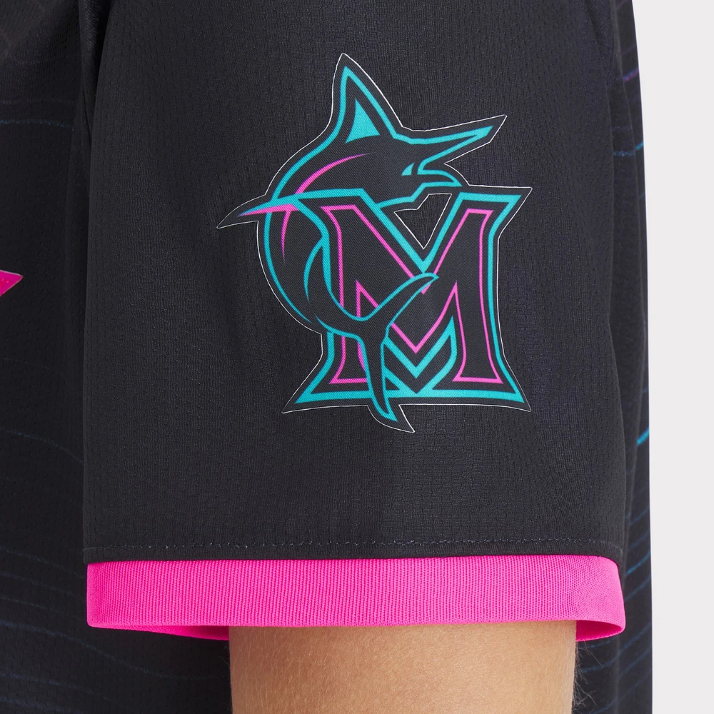 Women's Nike Black Miami Marlins 2025 City Connect Limited Jersey