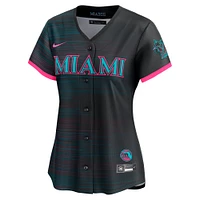 Women's Nike Black Miami Marlins 2025 City Connect Limited Jersey