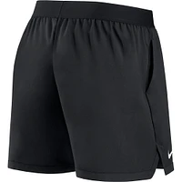 Women's Nike Black Miami Marlins Authentic Collection Flex Vent Max Performance Shorts