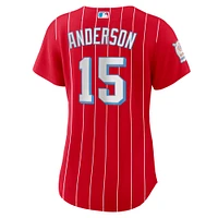 Women's Nike Brian Anderson Red Miami Marlins City Connect Replica Player Jersey