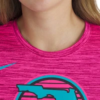 Women's Nike Pink Miami Marlins 2025 City Connect Authentic Collection Velocity Performance T-Shirt