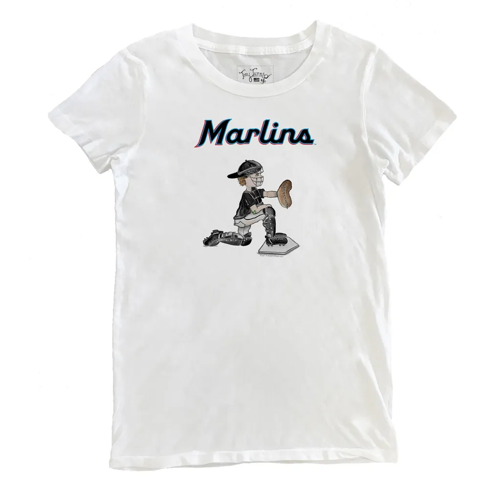 Lids Miami Marlins Tiny Turnip Women's Caleb the Catcher T-Shirt - White