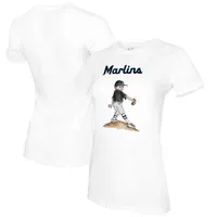 Lids Miami Marlins Tiny Turnip Women's Clemente T-Shirt - White