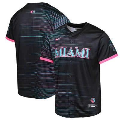 Maillot City Connect Limited noir pour jeunes des Marlins de Miami 2025