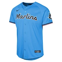 Youth Nike Blue Miami Marlins Alternate Limited Jersey