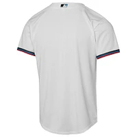 Maillot Nike blanc pour jeune des Miami Marlins Domicile Réplique 2.0