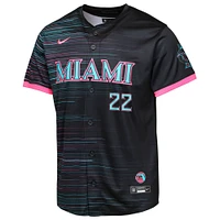 Youth Sandy Alcantara Black Miami Marlins 2025 City Connect Limited Player Jersey