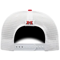 Men's Top of the World Red Miami University RedHawks Trucker Adjustable Hat
