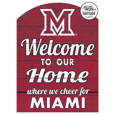 Miami University RedHawks 16'' x 22'' Marquee Sign