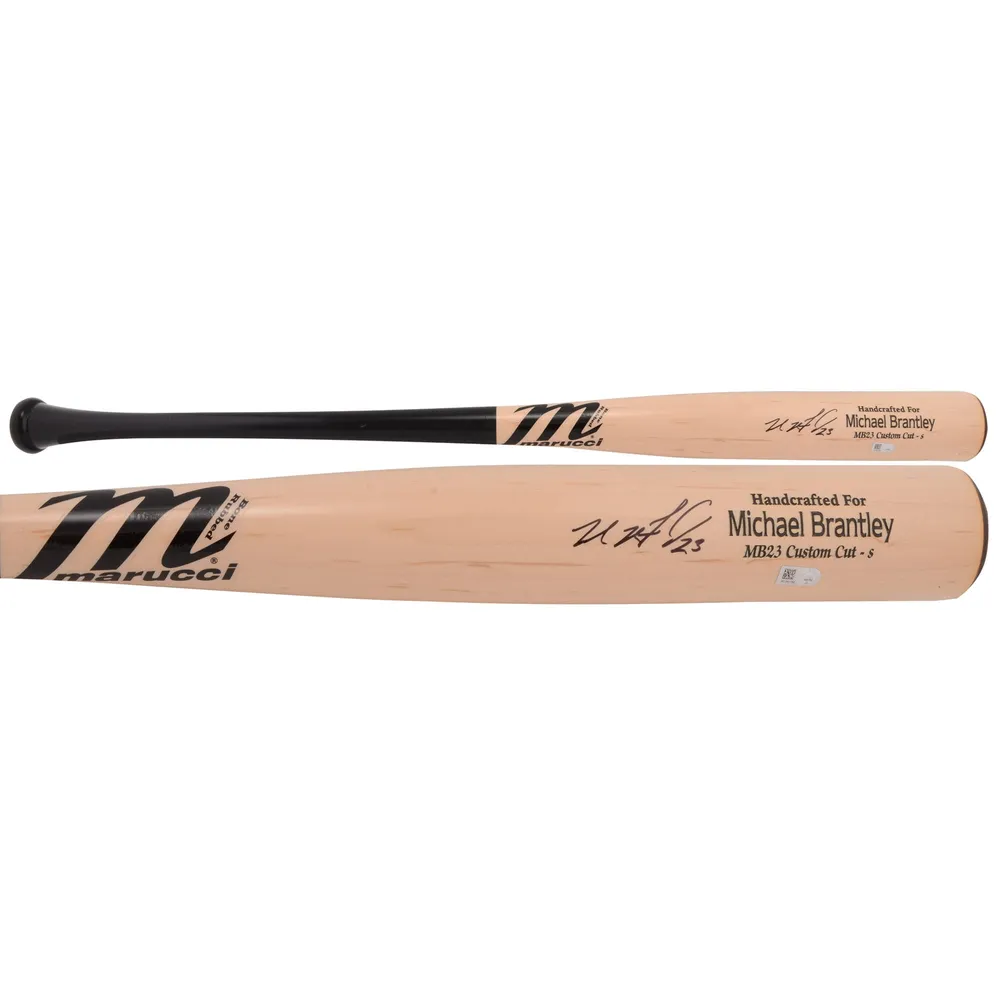 Lids Michael Brantley Cleveland Indians Fanatics Authentic Autographed  Marucci Game Model Bat
