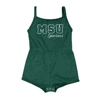 Barboteuse pour bébé fille Colosseum Green Michigan State Spartans Elemental Tank
