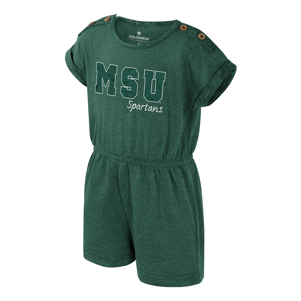 Combinaison Cinder pour filles Colosseum Green Michigan State Spartans