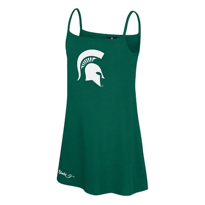 Robe débardeur Brook pour filles et jeunes Michigan State Spartans Colosseum Green