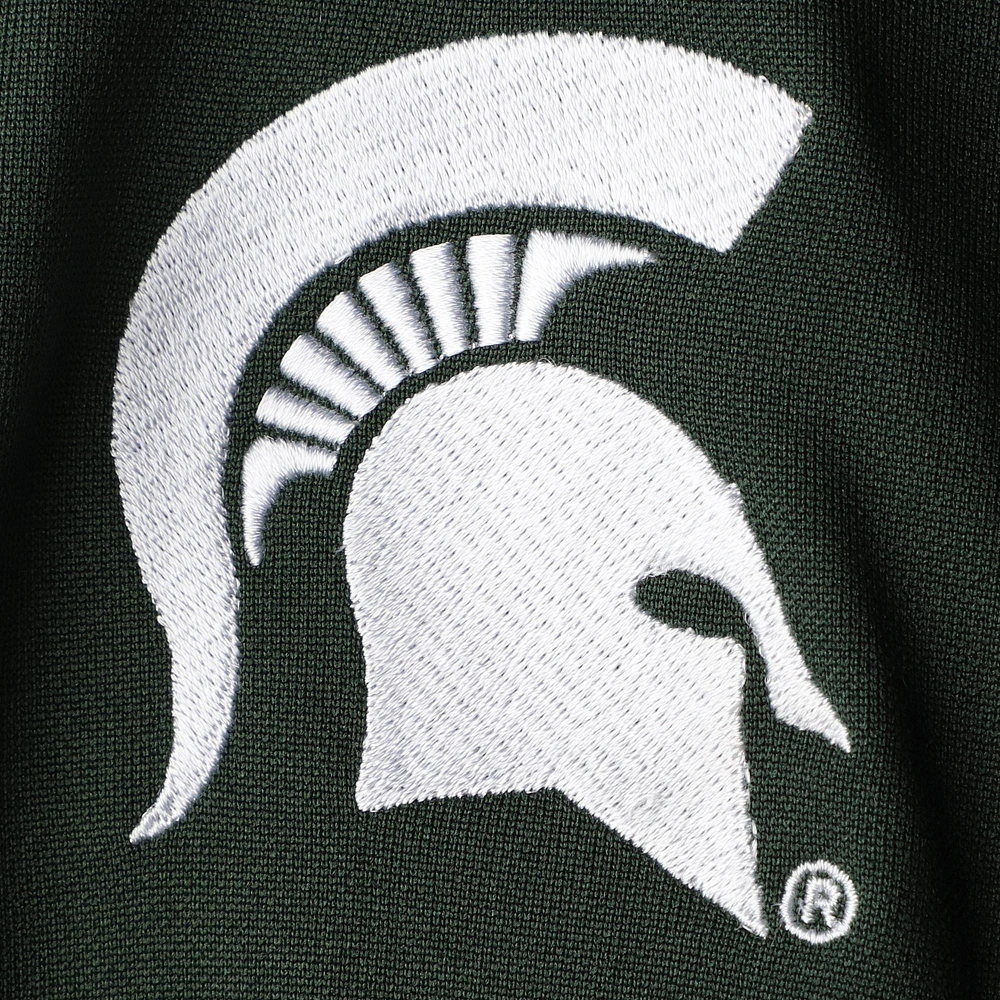 Ensemble d'encouragement deux pièces Spartans de l'État du Michigan vert pour fille