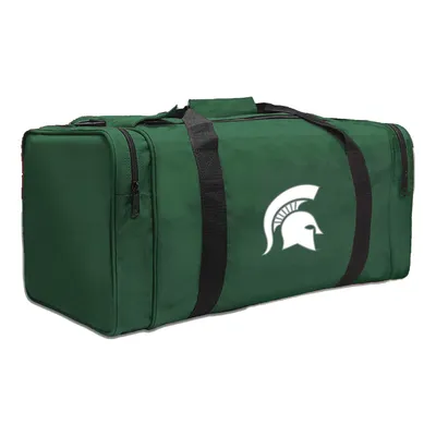 Michigan State Spartans Gear Pack Square Duffel Bag - Green