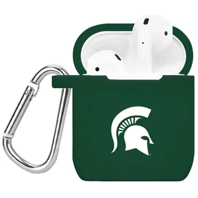 Michigan State Spartans Silicone AirPods Case - Green