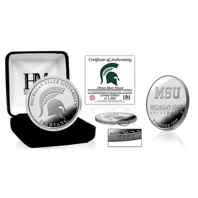 Michigan State Spartans Highland Mint Silver Mint Coin