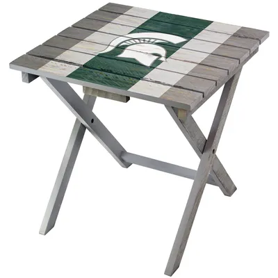 Michigan State Spartans Imperial Folding Adirondack Table - Gray