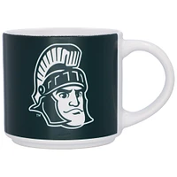 Lot de deux tasses empilables de 14 oz des Spartans de l'État du Michigan d'Indigo Falls