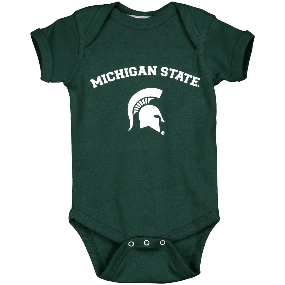 Body vert Michigan State Spartans Arch & Logo pour bébé