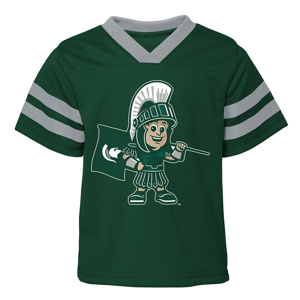 Ensemble maillot et pantalon deux pièces Red Zone Michigan State Spartans pour bébé vert