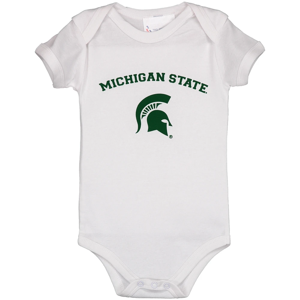 Body blanc Michigan State Spartans Arch & Logo pour bébé