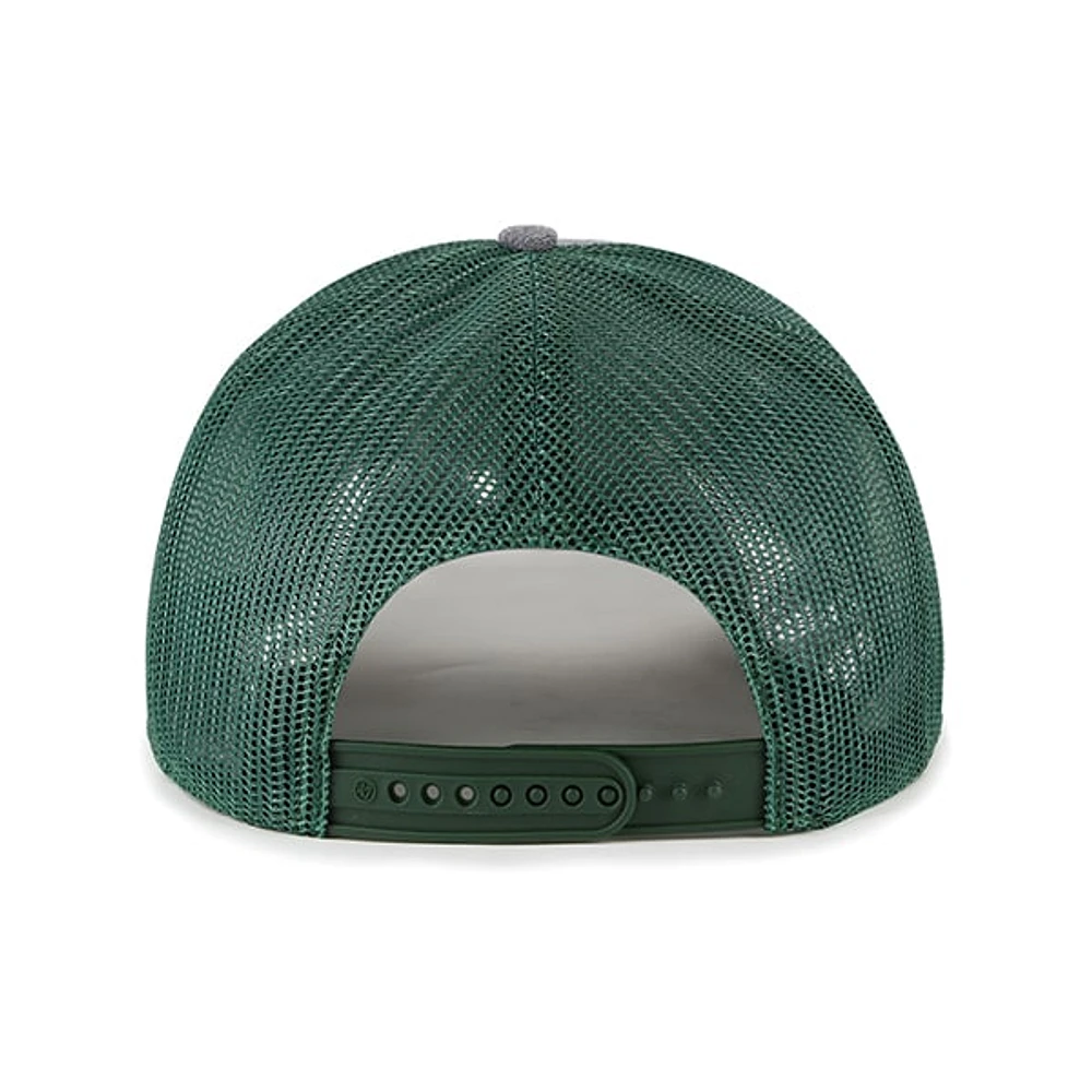 Casquette Snapback '47 Charcoal Michigan State Spartans Slate Trucker pour hommes