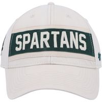 Men's '47 Cream Michigan State Spartans Crossroad MVP Adjustable Hat