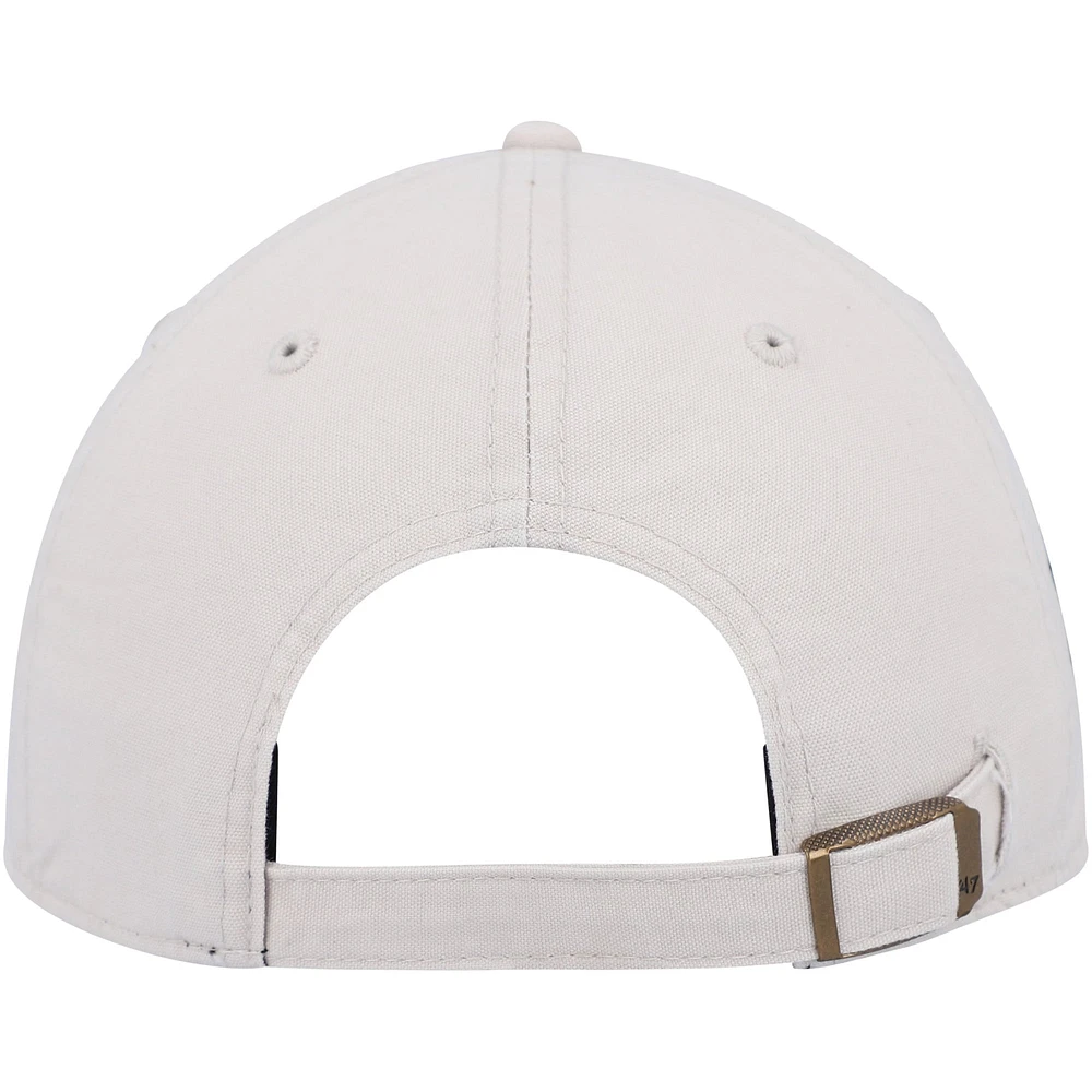 Men's '47 Cream Michigan State Spartans Crossroad MVP Adjustable Hat