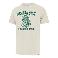 T-shirt Duster Franklin pour homme, couleur crème, 1947, Michigan State Spartans