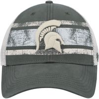 Men's '47 Green/White Michigan State Spartans Interlude MVP Trucker Snapback Hat