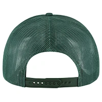 Casquette de camionneur snapback en mousse sur le devant en maille pour hommes '47 Michigan State Spartans verte