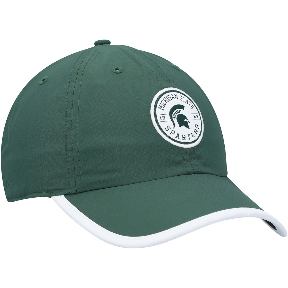 Men's '47  Green Michigan State Spartans Microburst Clean Up Adjustable Hat