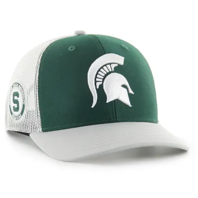 Michigan State Spartans '47 Side Note Trucker Snapback Hat - Green