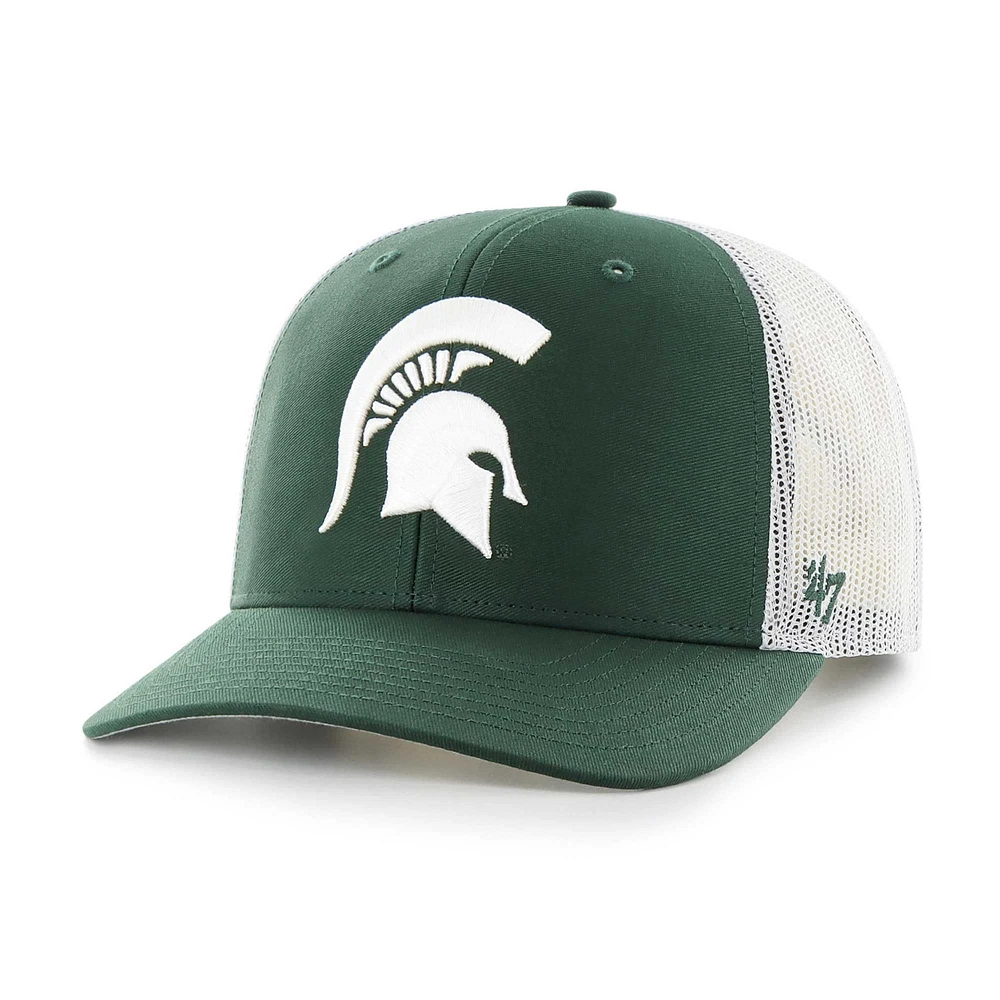 Casquette réglable de camionneur verte Michigan State Spartans '47 pour hommes