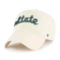 Men's '47 Natural Michigan State Spartans Vault Clean Up Adjustable Hat