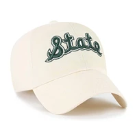 Men's '47 Natural Michigan State Spartans Vault Clean Up Adjustable Hat