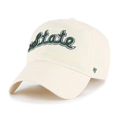 Men's '47 Natural Michigan State Spartans Vault Clean Up Adjustable Hat
