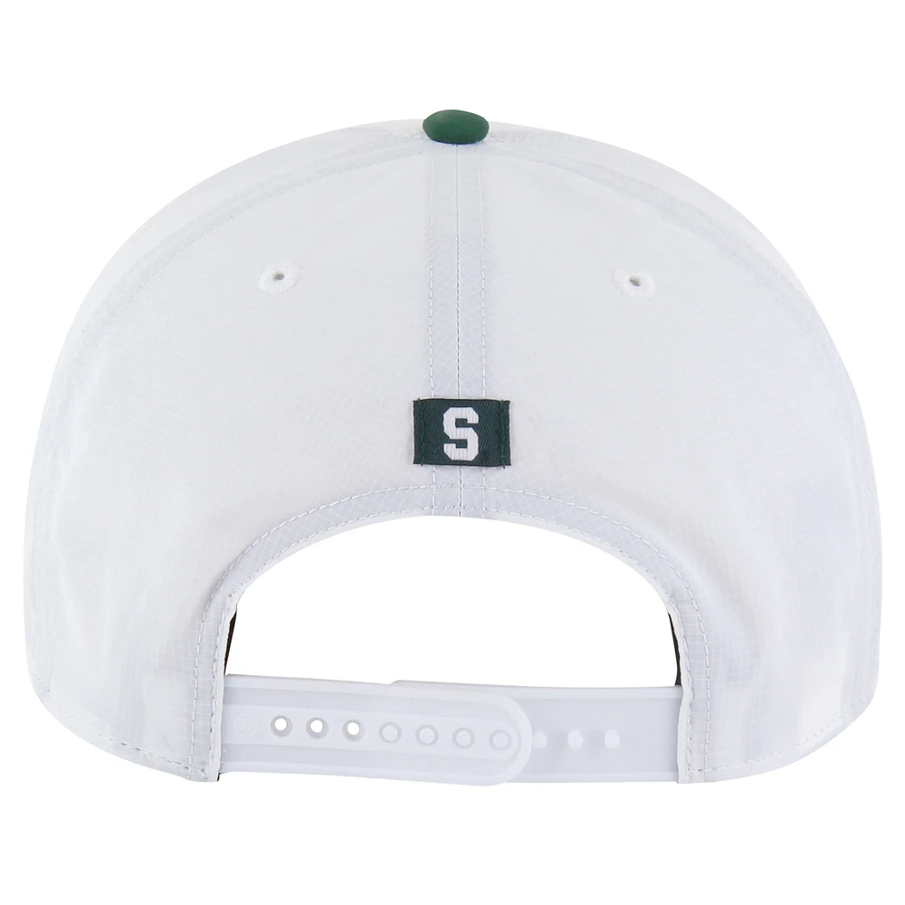 Men's '47  White Michigan State Spartans Lineman Hitch brrr° Adjustable Hat