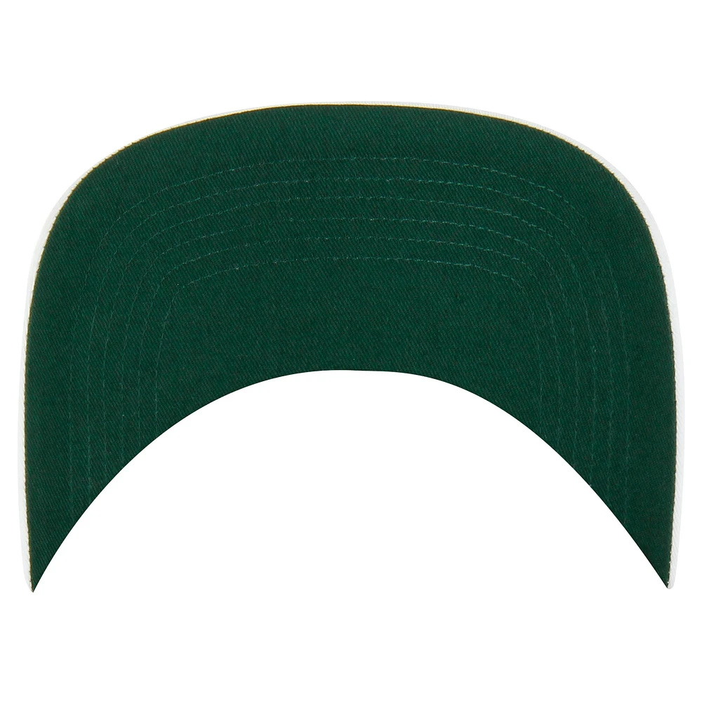 Men's '47  White Michigan State Spartans Local Arch Hitch Snapback Hat